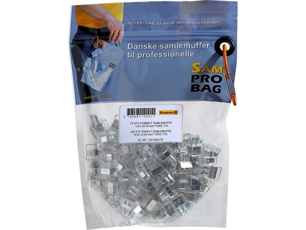 Sampro 75 Dobbelt +100 Enkelt Samlemuffe Torx I Probag