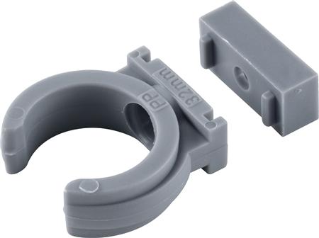 Grauer Pp-Schellenrohrträger 40Mm Auf 40Mm Ht-Abflussrohr