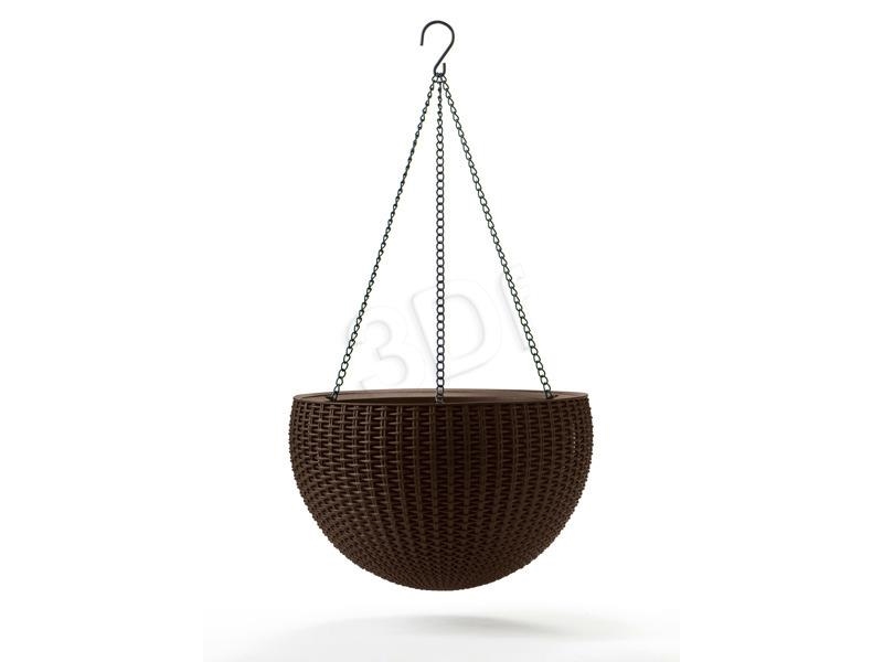 Curver Keter Hängenden Sphere Planter Topf Braun 521