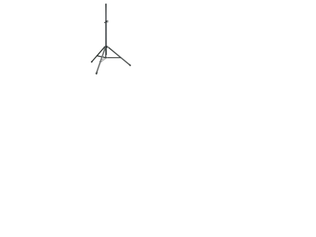 König & Meyer 214/6, Flur, 50 Kg, Aluminium, Schwarz, 3 Bein(E), 137,5 Cm