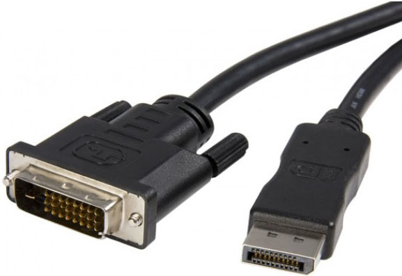 Techly 2M Dvi-D/Displayport, 2 M, Dvi-D, Displayport, Hanstik, Hanstik, 1920 X 1080 (Hd 1080)