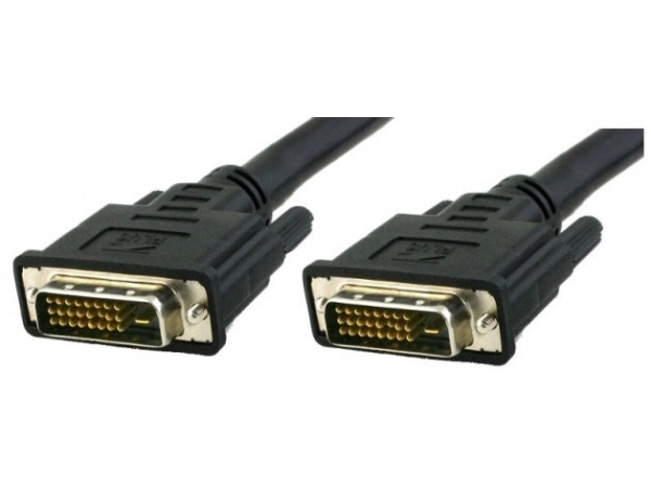 Techly 0.5M Dvi-D, 0,5 M, Dvi-D, Dvi-D, Hanstik, Hanstik, Sort
