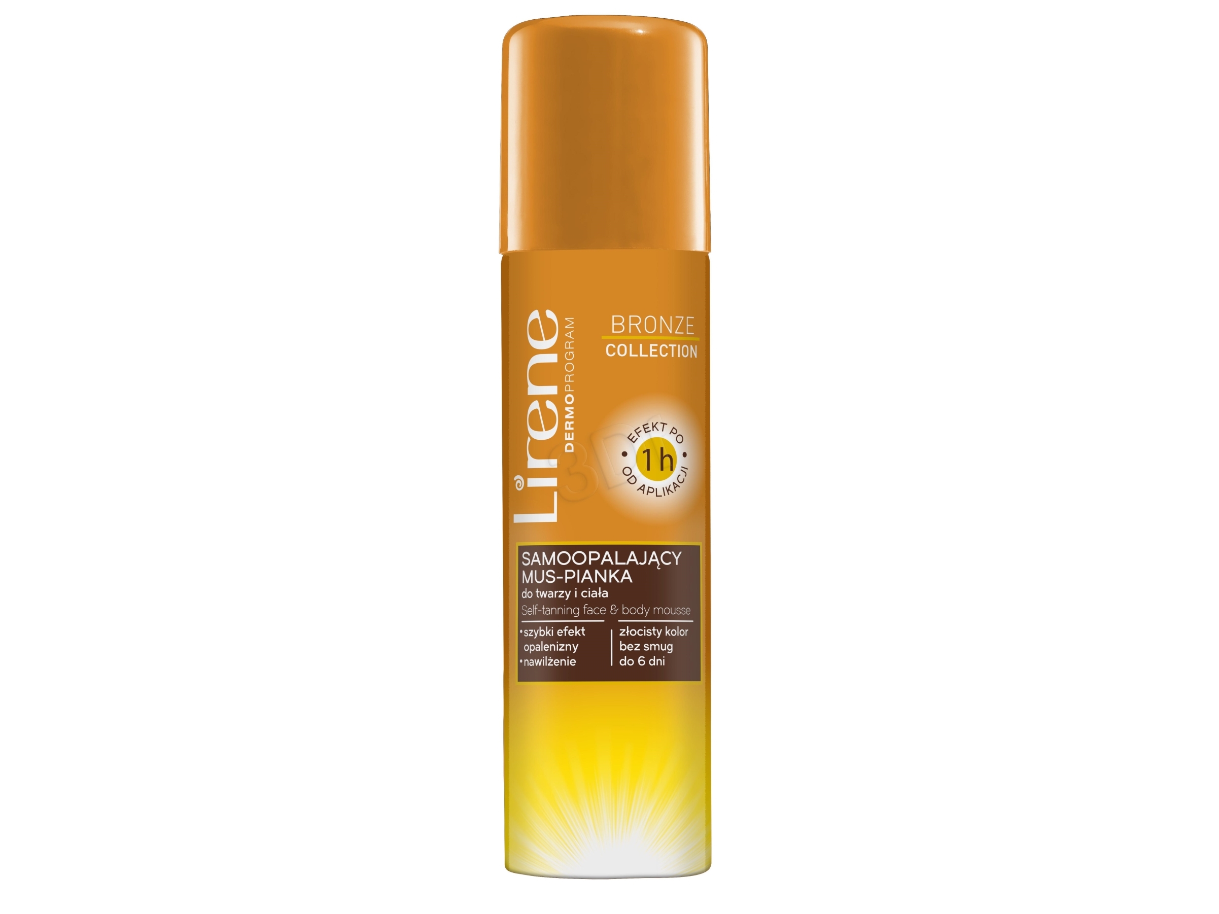 Lirene Macchiato Self-Tanning Mousse Face And Body Foam For All Skin Tones