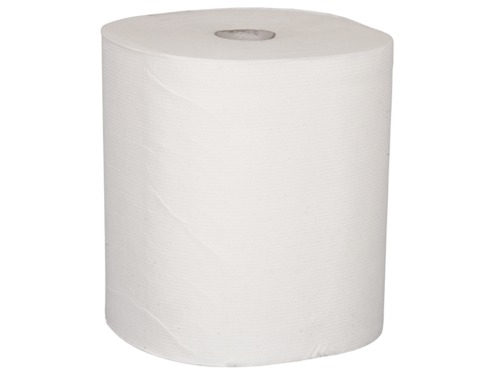 Håndklæderulle, Abena Care-Ness Excellent, 3-Lags, 100M X 20,3Cm, Ø19cm, Hvid, Nyfiber - (6 Stk.)