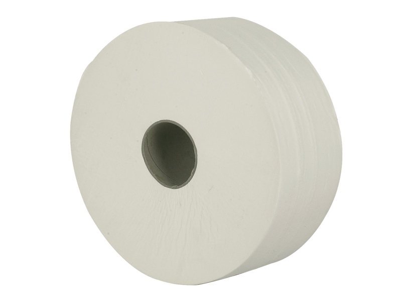 Toilettenpapier Neutral Midi Weiß 2-Lagig Jumbo 300M 6Rollen/Karton - (6 Rollen Pro Karton)