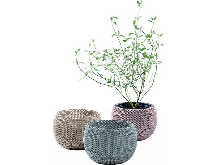 Keter potter Curver Keter COZIES TRIO 3 stk lilla sand blå