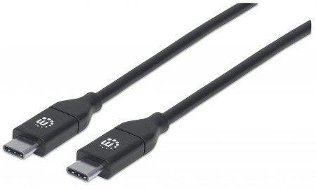 Manhattan 355247, 2 M, Usb C, Usb C, Usb 2.0, 0,48 Gbit/Sek., Sort