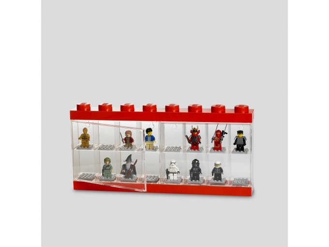 Room Copenhagen Lego Minifiguren Display Case 16 Red - Rc40660001