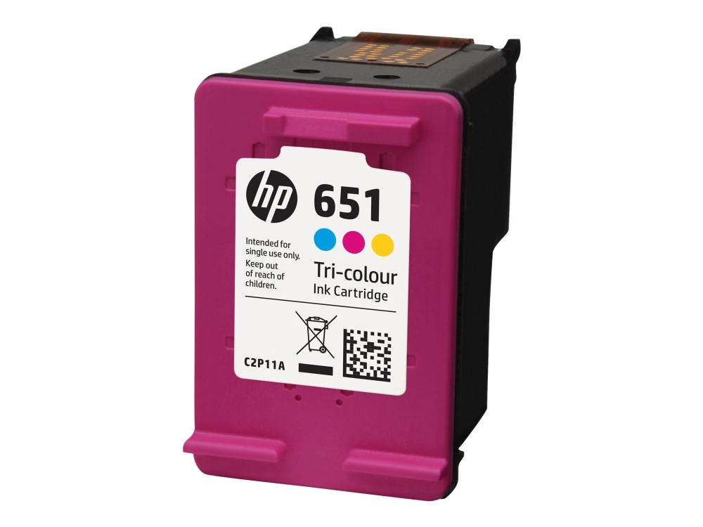 Hp 651 - Farve (Cyan, Magenta, Gul) - Original - Ink Advantage - Blækpatron - For Envy 5640, 5660, 7640 Officejet 5740, 8040 With Neat