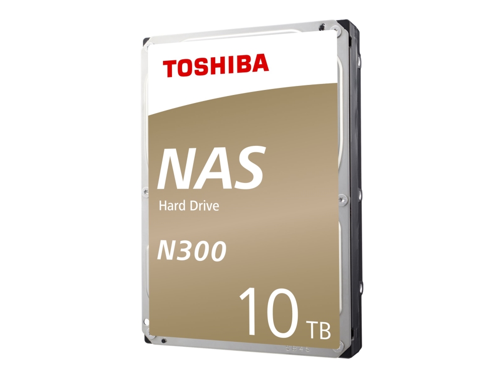 Toshiba N300 NAS - Harddisk - 10 TB - intern - 3,5 - SATA 6Gb/s - 7200 rpm - buffer: 256 MB