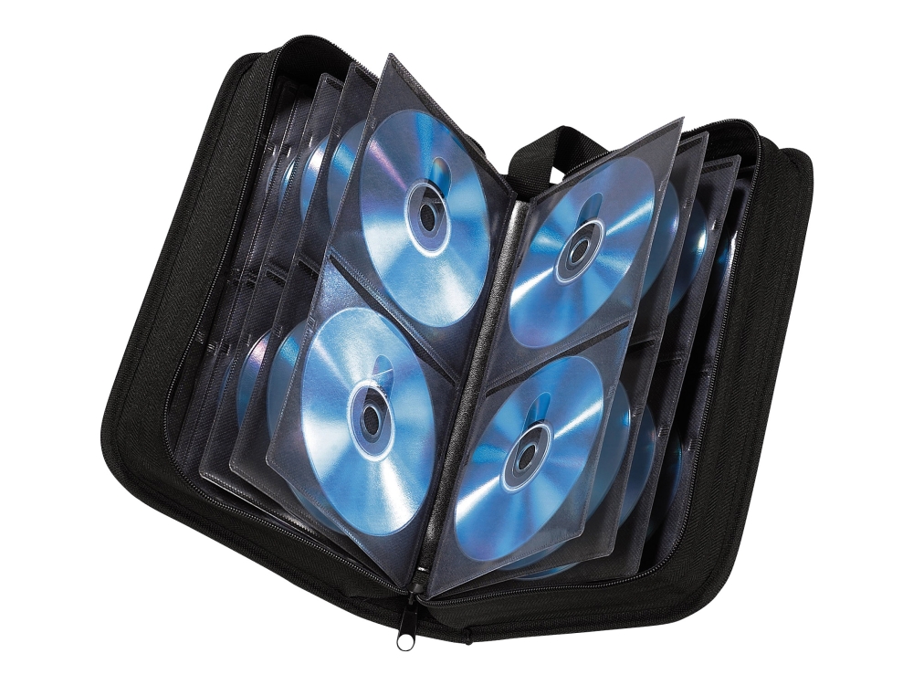 Hama CD Wallet 120 - til disks - 120 disks - nylon - sort