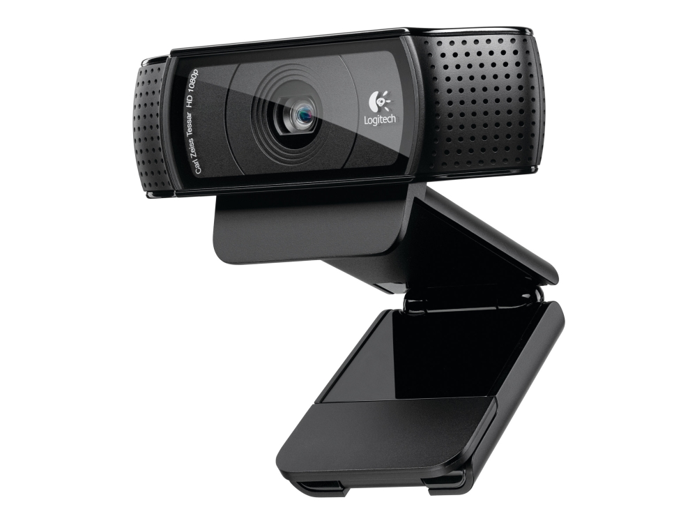 Logitech HD Pro Webcam C920 - Webbkamera - färg - 1920 x 1080 - ljud - USB 2.0 - H.265 | Datortillbehör - Bildskärmar & Tillbehör - Webbkamera | GameStuff