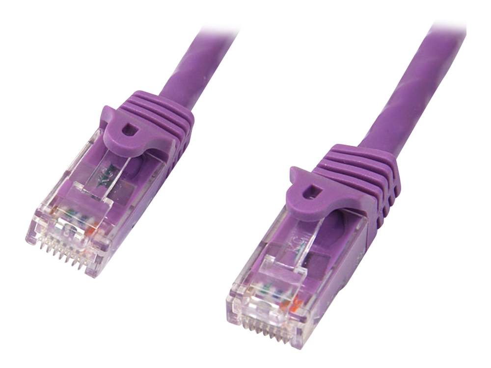 Startech.Com 2M Cat6 Gigabit Snagless Patchkabel - Rj45 Utp Netzwerkkabel - Lila, 2 M, Cat6, U/Utp (Utp), Rj-45, Rj-45