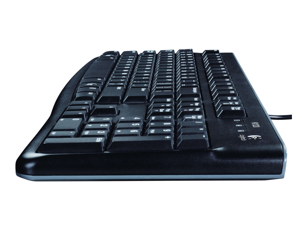 Logitech K120 - Tastatur - Usb - Italiensk - Sort - Oem