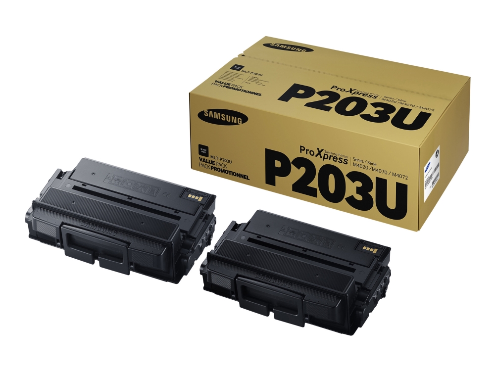 Hp Mlt-P203u - 2 Pakker - Ultra High Yield - Sort - Original - Tonerpatron (Sv123a) - For Proxpress Sl-M4020nd, Sl-M4070fr, Sl-M4070fx
