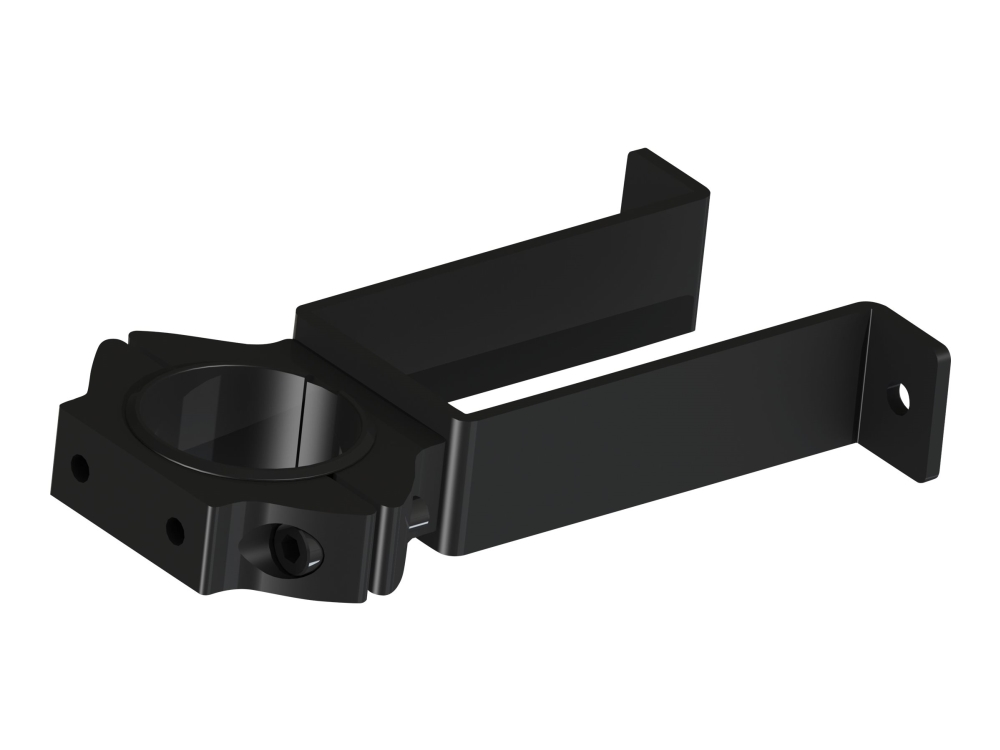Multibrackets M Pro Series - Pole Clamp Wall Bracket | Steel | Black