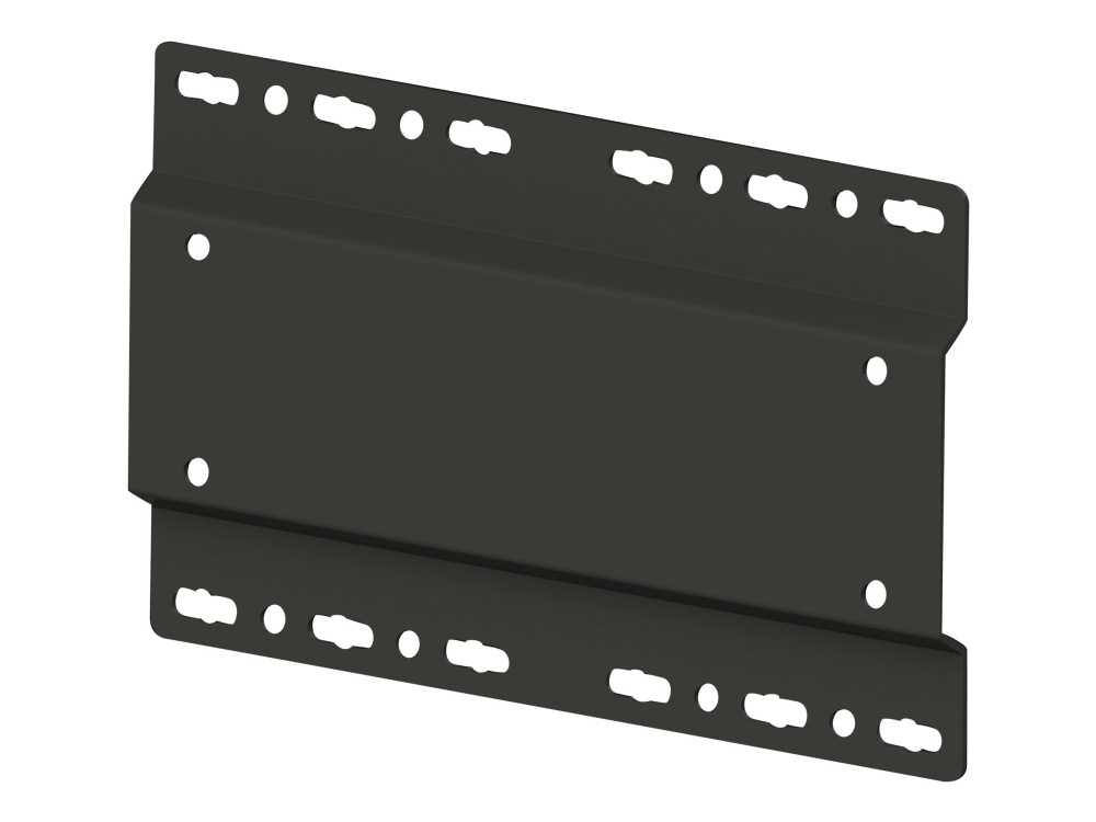 Multibrackets M Pro Series - Komponenter Til Montering (Vægplade) - Stål - Sort - Vægmonterbar, Skinnemontering