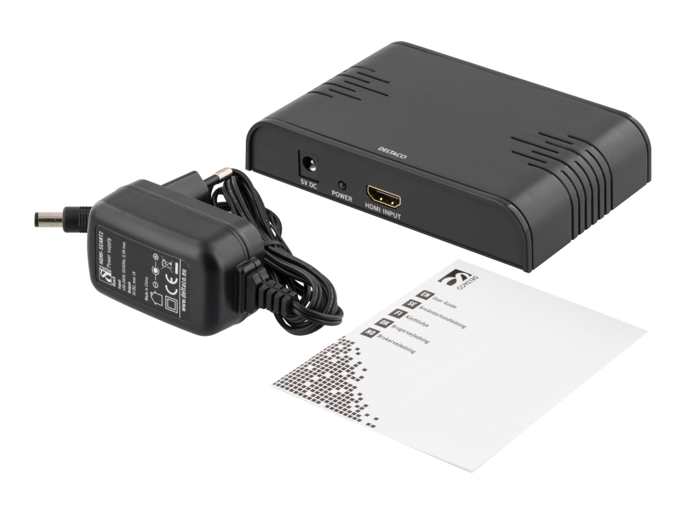 Deltaco Hdmi-Scart2 - Video Transformer - Hdmi - Scart - Sort