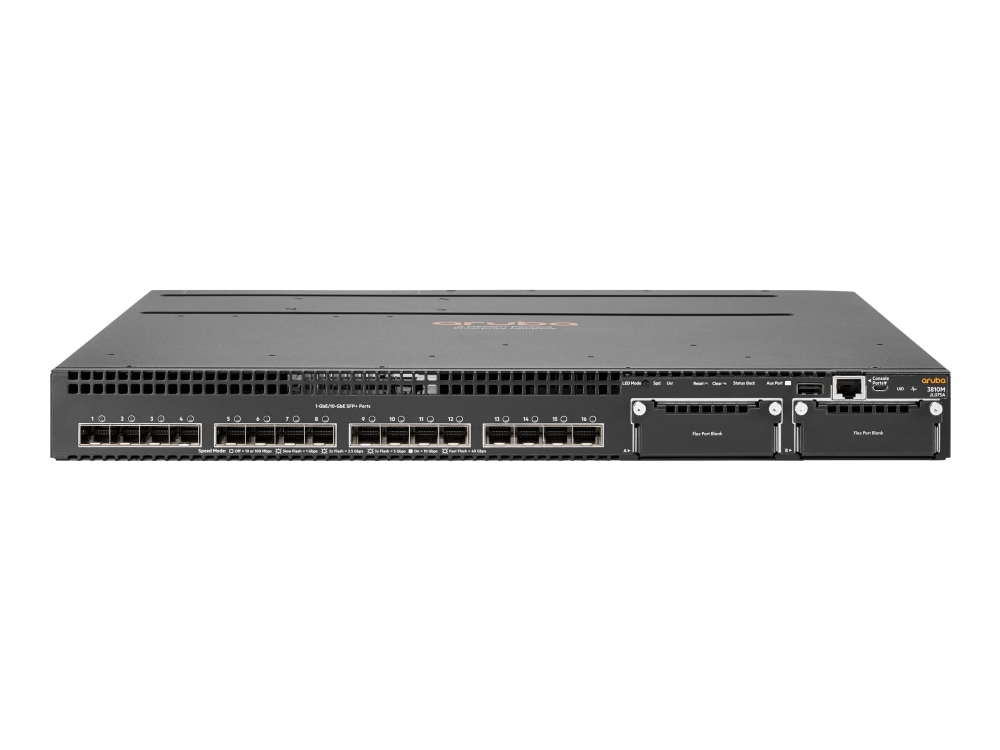 HPE Aruba 3810M 16SFP+ 2-slot Switch - Switch - L3 - Administreret - 16 x 10 Gigabit SFP+ - monterbar på stativ | Datortillbehör - Nätverk - Switchar | GameStuff
