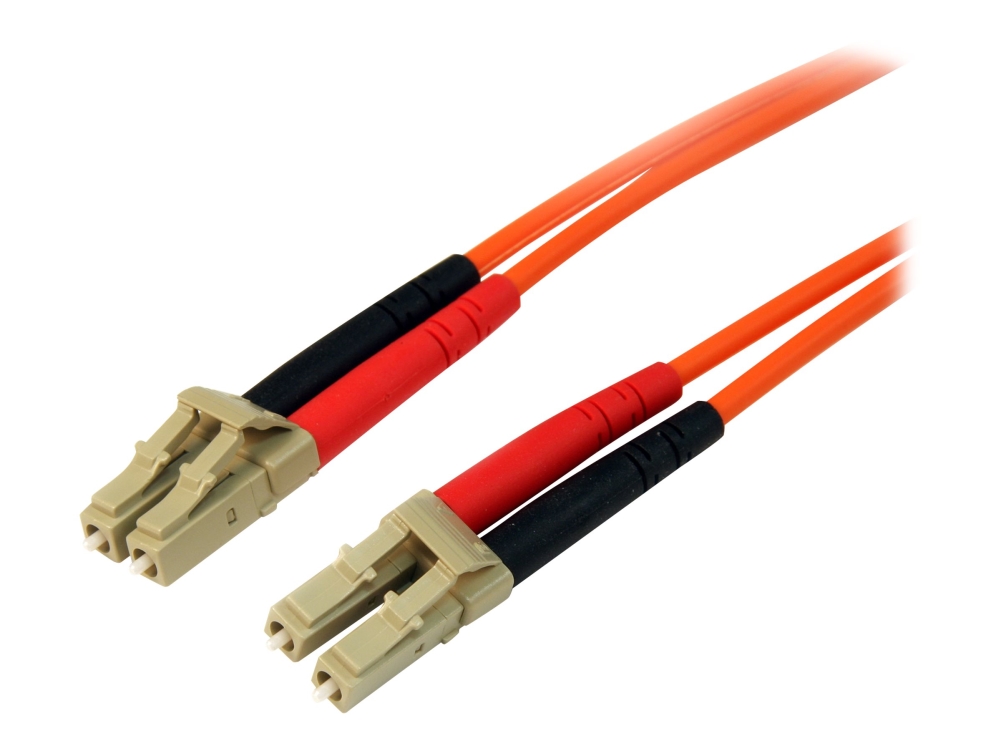 StarTech.com 2m Fiber Optic Cable - Multimode Duplex 50/125 - LSZH - LC/LC - OM2 - LC to LC Fiber Patch Cable (50FIBLCLC2) - Nätverkskabel - LC multiläge (hane) till LC multiläge (hane) - 2 m - 2 m - fiberoptisk - duplex - 50/125 mikron - för P/N: GLCLHSMDSTTA, GLCSXMMDST, GLCSXMMDSTT, JD118BST, MASFP1GBSXST, SFP100BFXST | EL Artiklar - Kablar och ledningar - Fiberkablar | GameStuff