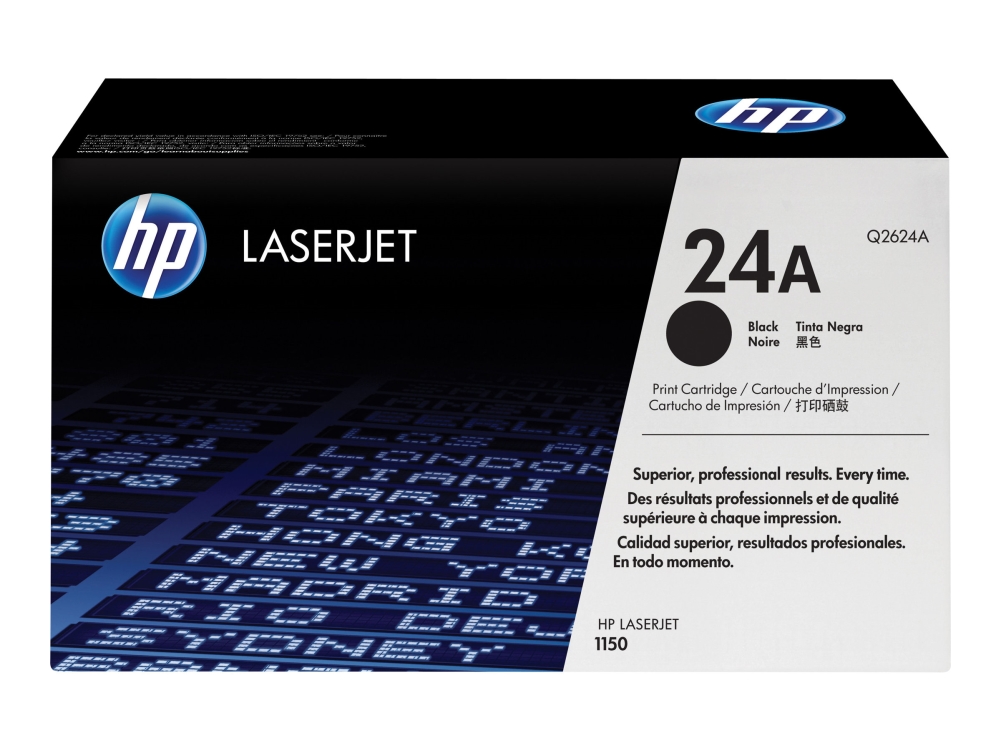 Hp 24A - Sort - Original - Laserjet - Tonerpatron (Q2624a) - For Laserjet 1150