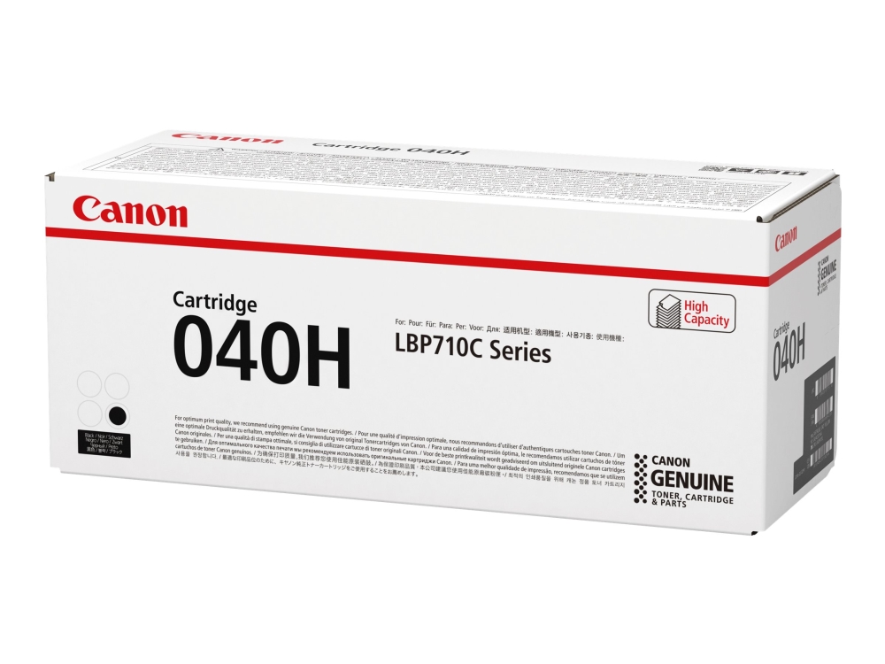 Canon 040 H Toner Für Imageclass Lbp712cdn, Schwarz, 12500 Seiten, Original