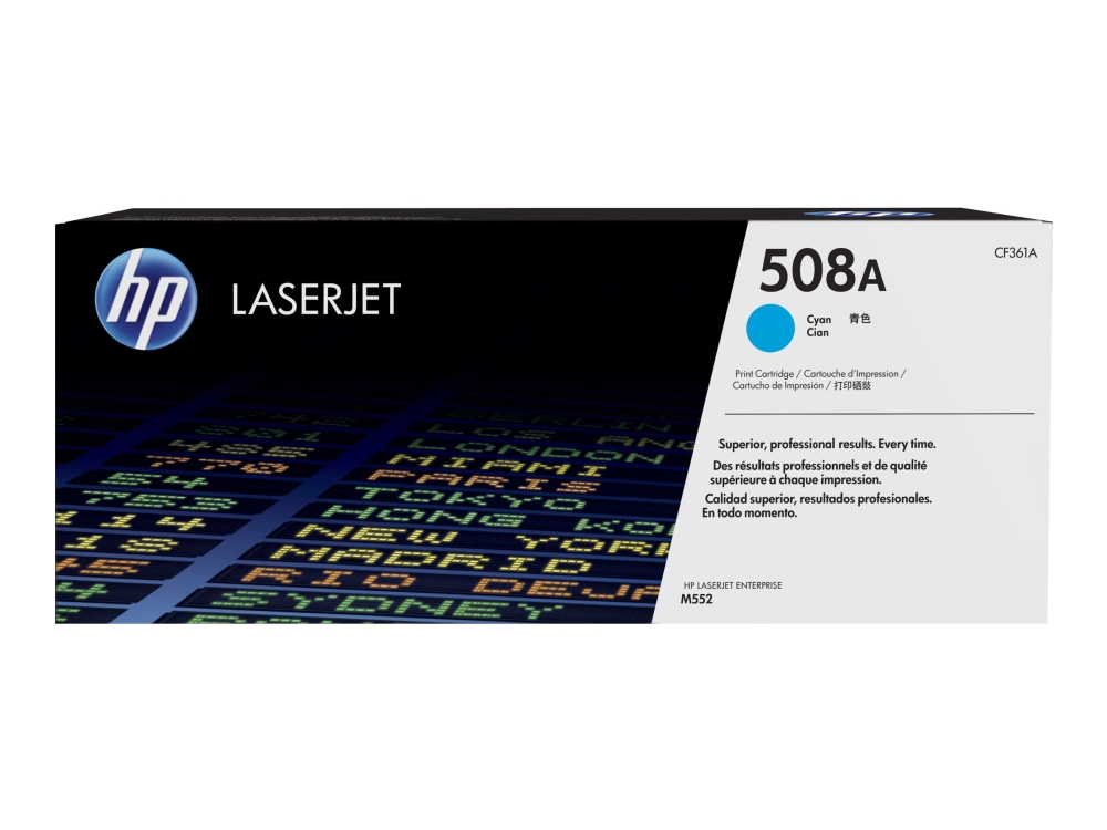 HP HP 508A Tonerkassette Cyan CF361A Modsvarer: N/A