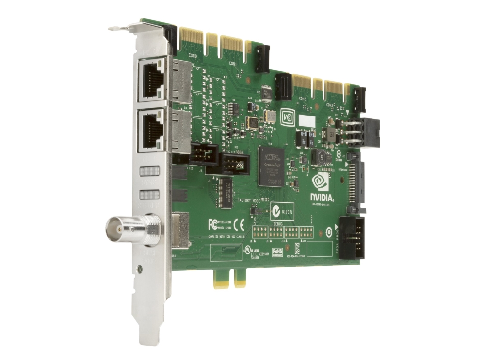 Nvidia Quadro Sync Ii - Tilføjet Schnittstellenkarte - Pcie - Für Workstation Z4 G4, Z4 G5, Z440 (700 Watt), Z6 G4, Z6 G5, Z8 G4, Z8 G5