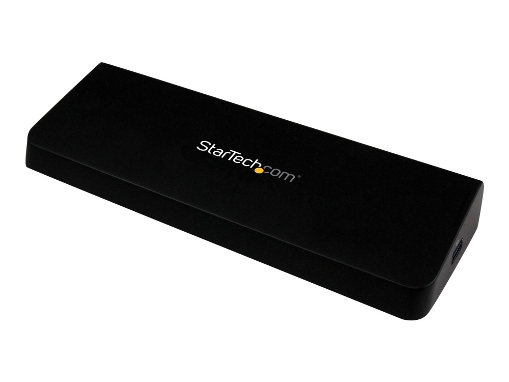 Startech.Com Usb 3.0 Dockingstation Für Zwei Monitore Mit Hdmi & 4K Displayport - Usb 3.0 Auf 4X Usb-A, Ethernet, Hdmi Und Dp - Usb Typ A Universal D