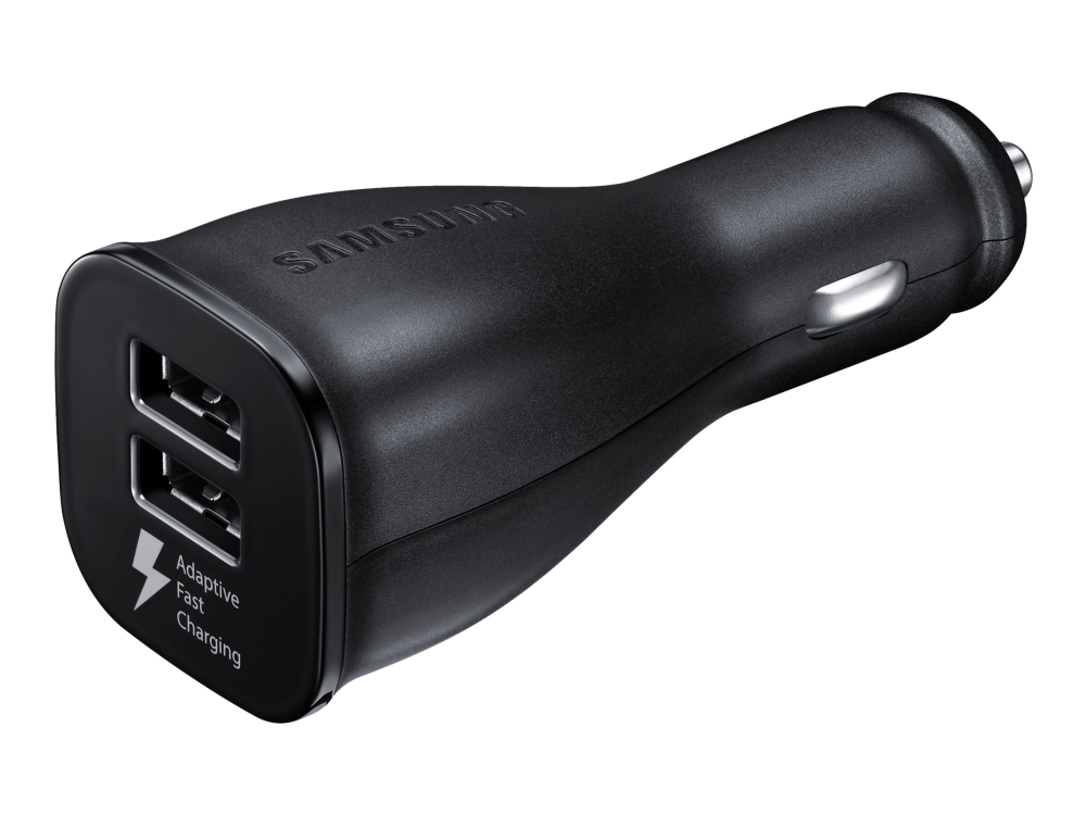 Samsung Ep-Ln920 - Bilstrømsadapter - 2 A - Afc - 2 Output-Stikforbindelser (Usb) - På Kabel: Usb-C - Sort - For Galaxy S7