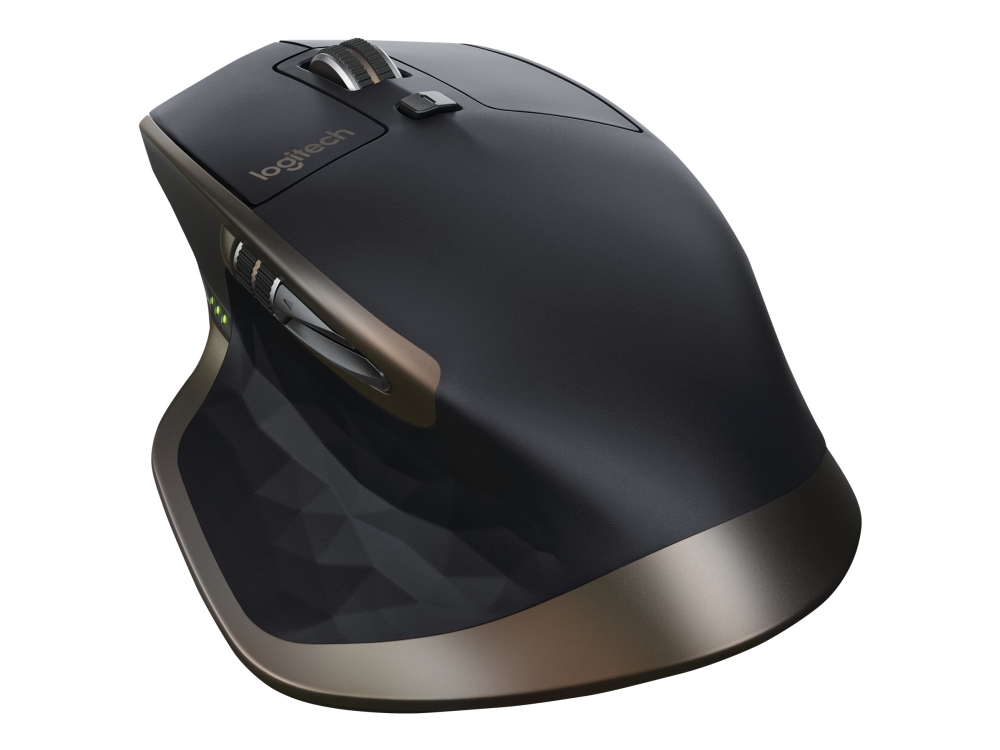 Logitech Mx Master - Mus - Laser - 5 Knapper - Trådløs - 2.4 Ghz, Bluetooth - Trådløs Modtager (Usb) - Meteorit