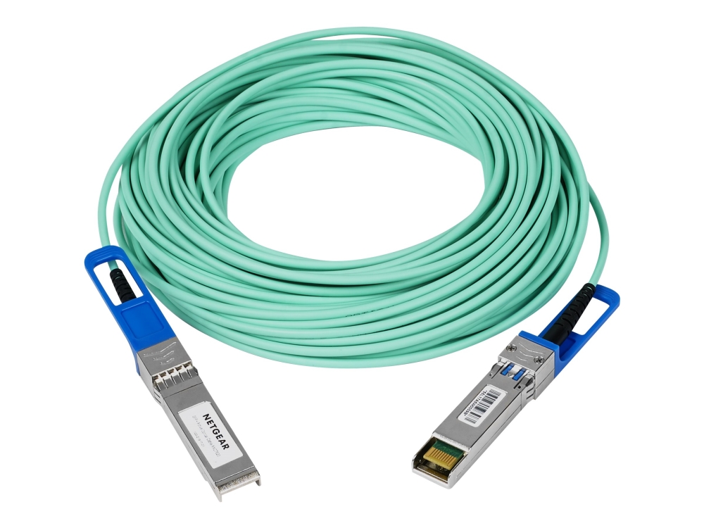 Netgear - 10Gbase-Kabel Til Direkte Påsætning - Sfp+ (Han) Til Sfp+ (Han) - 20 M - 20 M. - Fiberoptik - Aktiv