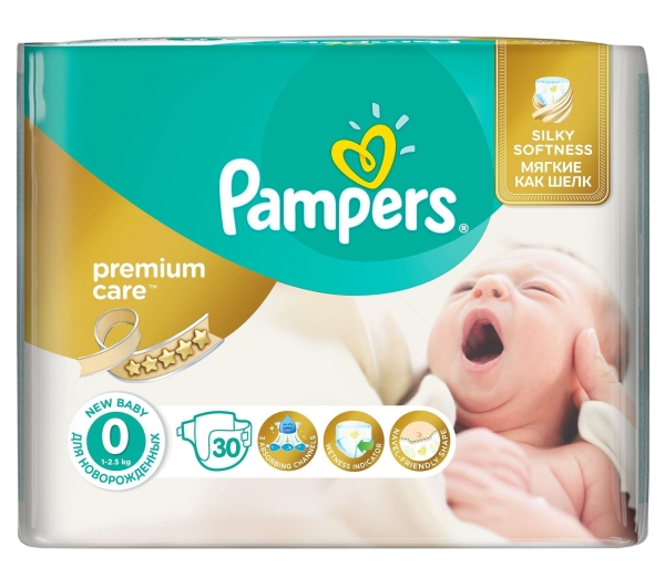 Pampers Premium Care Windeln Größe 0 Bis 3 Kg Neugeborene 30 Stück