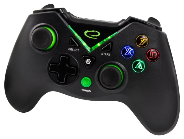 Esperanza Major - Gamepad - 12 Knapper - Trådløs - Bluetooth - Sort - For Pc, Sony Playstation 3, Microsoft Xbox One