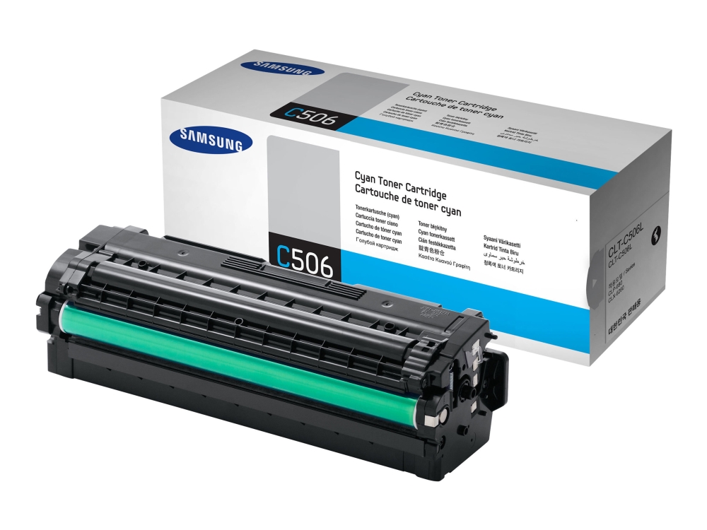 Hp Clt-C506l - Højtydende - Cyan - Original - Tonerpatron (Su038a) - For Samsung Clp-680Dw, Clp-680Nd, Clx-6260Fd, Clx-6260Fr, Clx-6260Fw, Clx-6260Nd