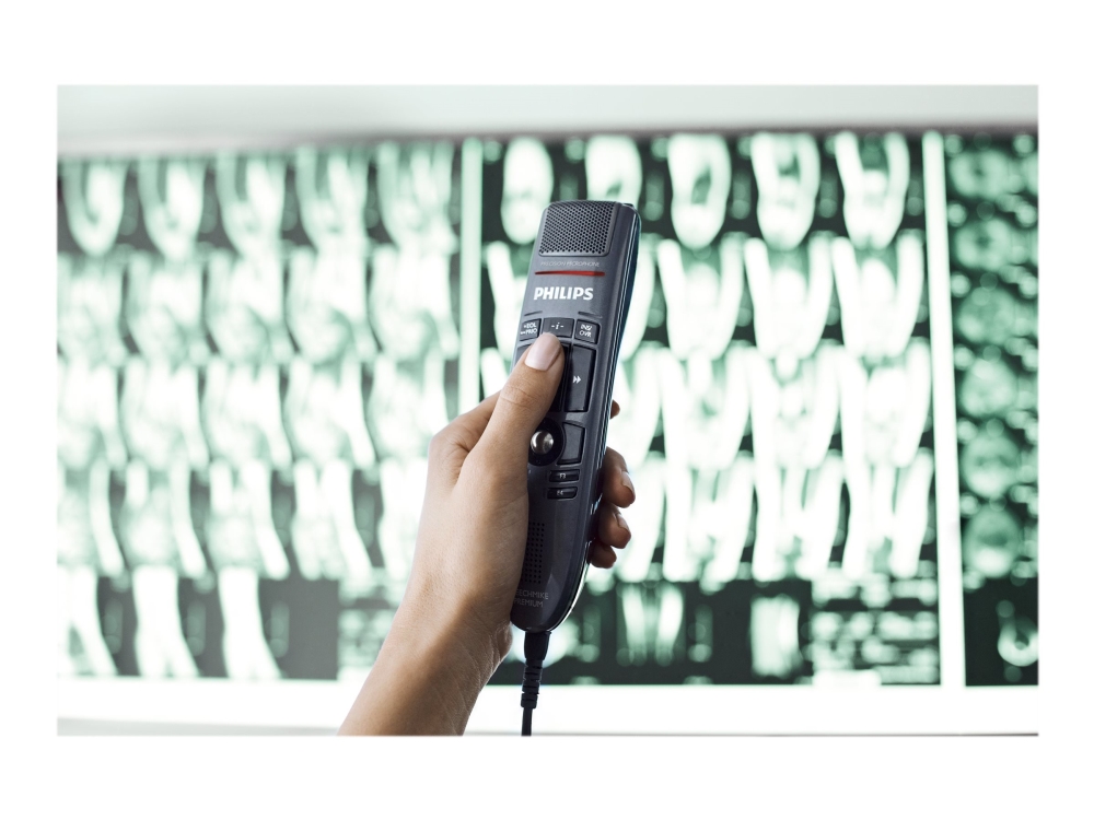 Philips SpeechMike Premium USB LFH3500 Højttalermikrofon Kablet -37dBV/Pascal Sort Grå