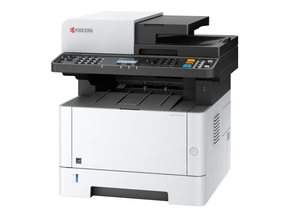 Kyocera ECOSYS M2135dn - Multifunktionsprinter - S/H - laser - Legal (216 x 356 mm) (original) - A4/Legal (medie) - op til 35 spm (udskriver) - 350 ark - USB 2.0, Gigabit LAN, USB vært