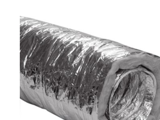 lydflex Ø100 L= 5m. - Ljudabsorberande med 25mm isolering | Ventilation & Klimat - Rör & Kopplingar - Flex slangar | GameStuff