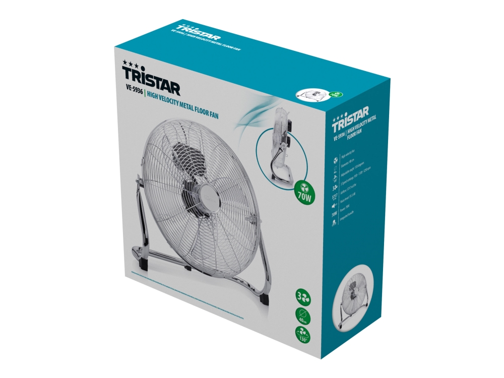 Tristar VE-5936 - Fläkt - golvstående - 40 cm | Ventilation & Klimat - Ventilation - Fläktar | GameStuff