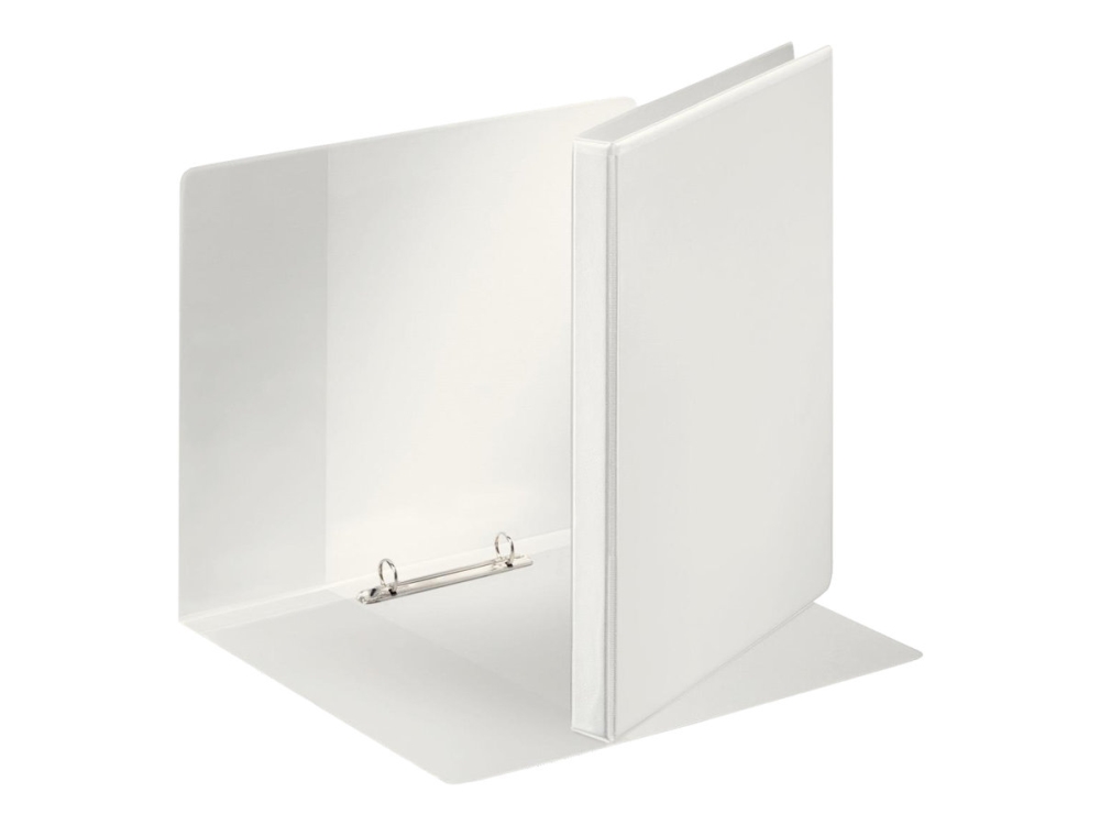 Esselte 55216, A4+, Rundring, Präsentation, Kunststoff, Weiß, 100 Blätter