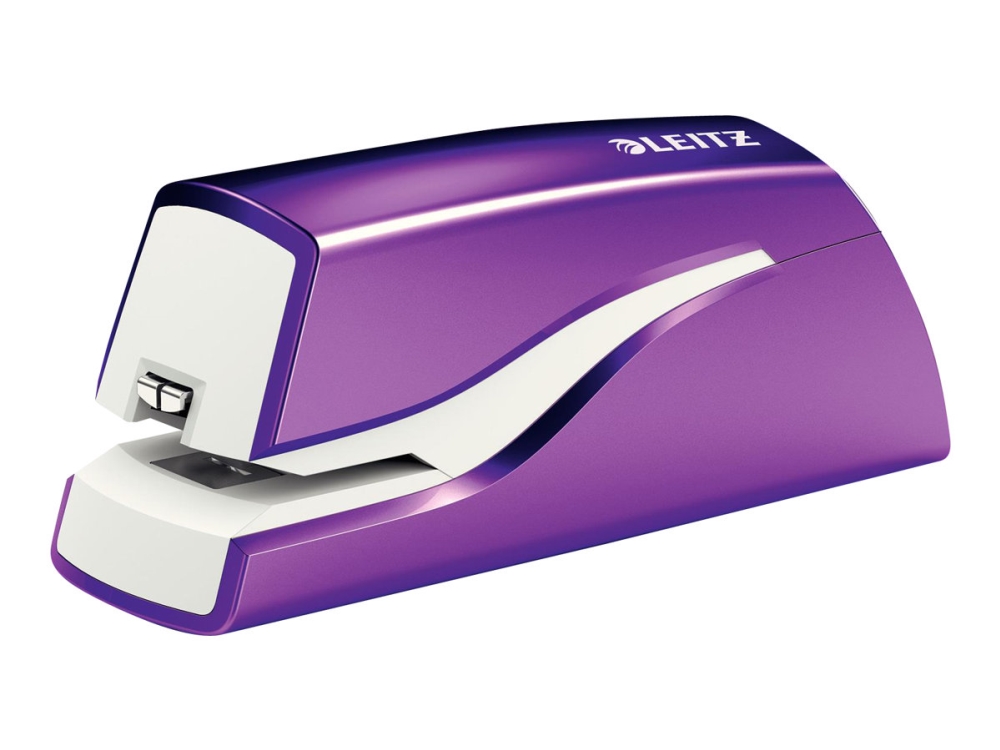 Leitz WOW NeXXt - Elektrisk häftapparat - 10 ark / 1 mm - No.10 - lila | Kontorsmaterial - Häftapparater & häften - Elektriska häftapparater | GameStuff