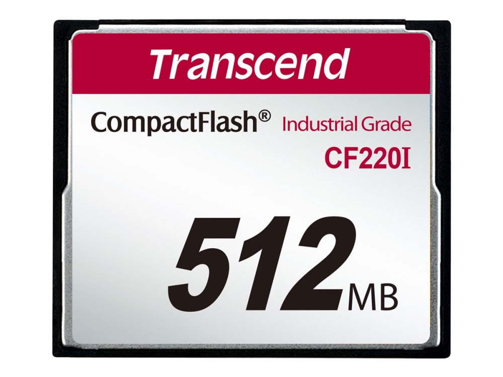 Transcend Cf220i Industrial Temp - Flashhukommelseskort - 512Mb - Compactflash