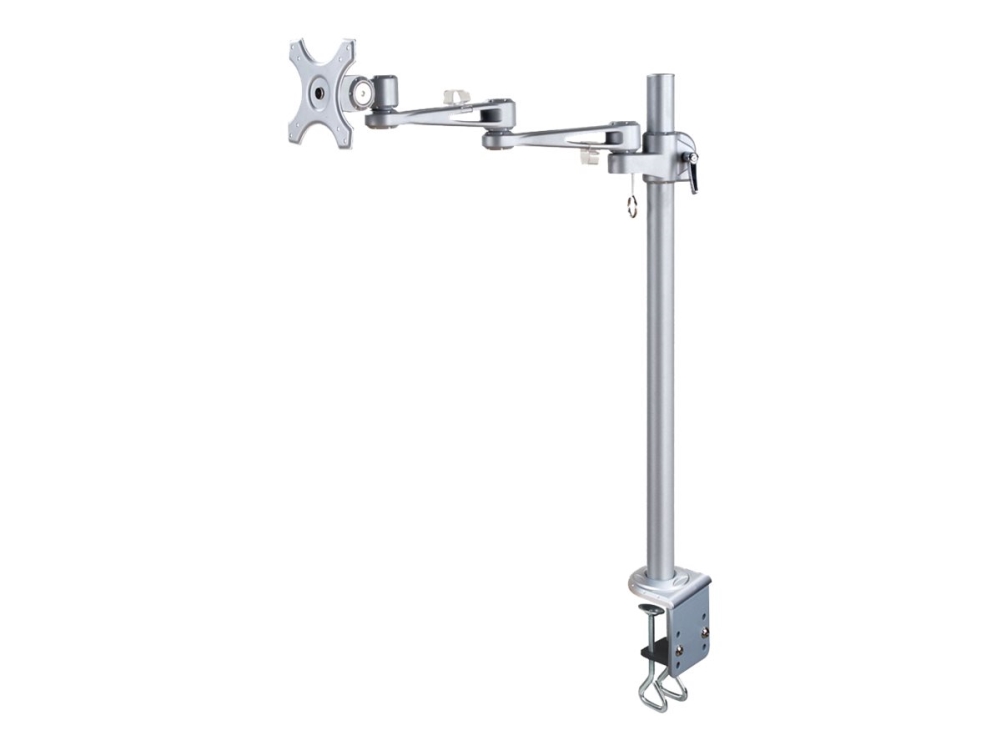 Neomounts FPMA-D935POLE70 - Monteringssæt - fuld bevægelse - for LCD display - sølv - skærmstørrelse: 10-30 - klemmemonterbar, skrivebordsmonterbar