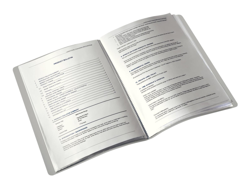 Leitz Style Displaybog A4 m/20 lommer sort | Arkivering - Presentationsmappar och omslag - Demomappar | GameStuff