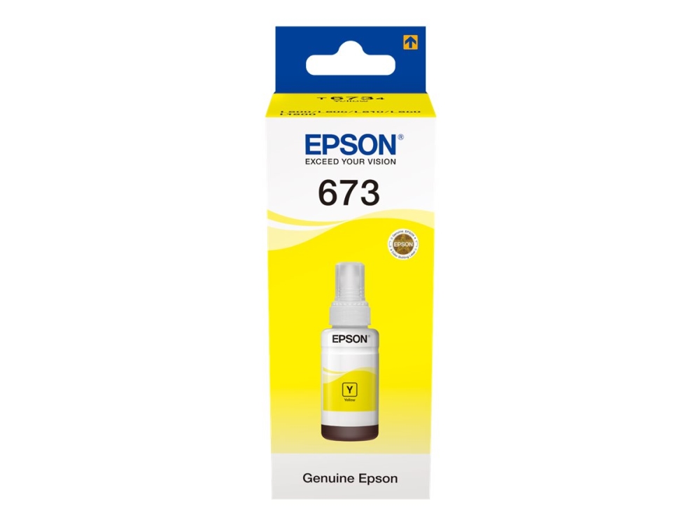 Epson T6734, Original, Gelb, Epson L800, Standardertrag, Tintenstrahldrucker, Indonesien