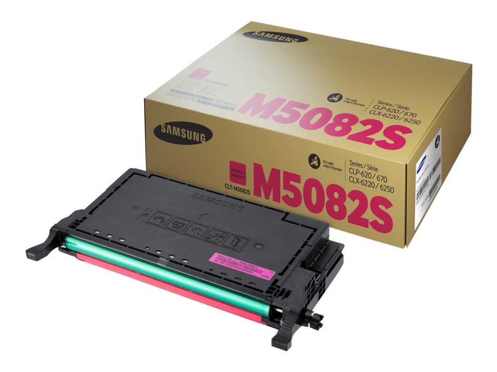 Samsung Clt-M5082s - Magenta - Original - Tonerpatron (Su323a) - For Samsung Clp-620, Clp-670, Clx-6220, Clx-6250