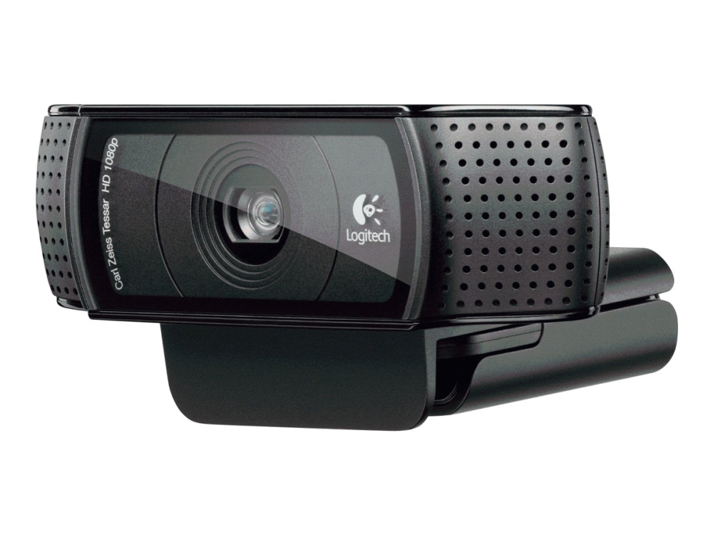 Logitech HD Pro Webcam C920 - Webbkamera - färg - 1920 x 1080 - ljud - USB 2.0 - H.265 | Datortillbehör - Bildskärmar & Tillbehör - Webbkamera | GameStuff