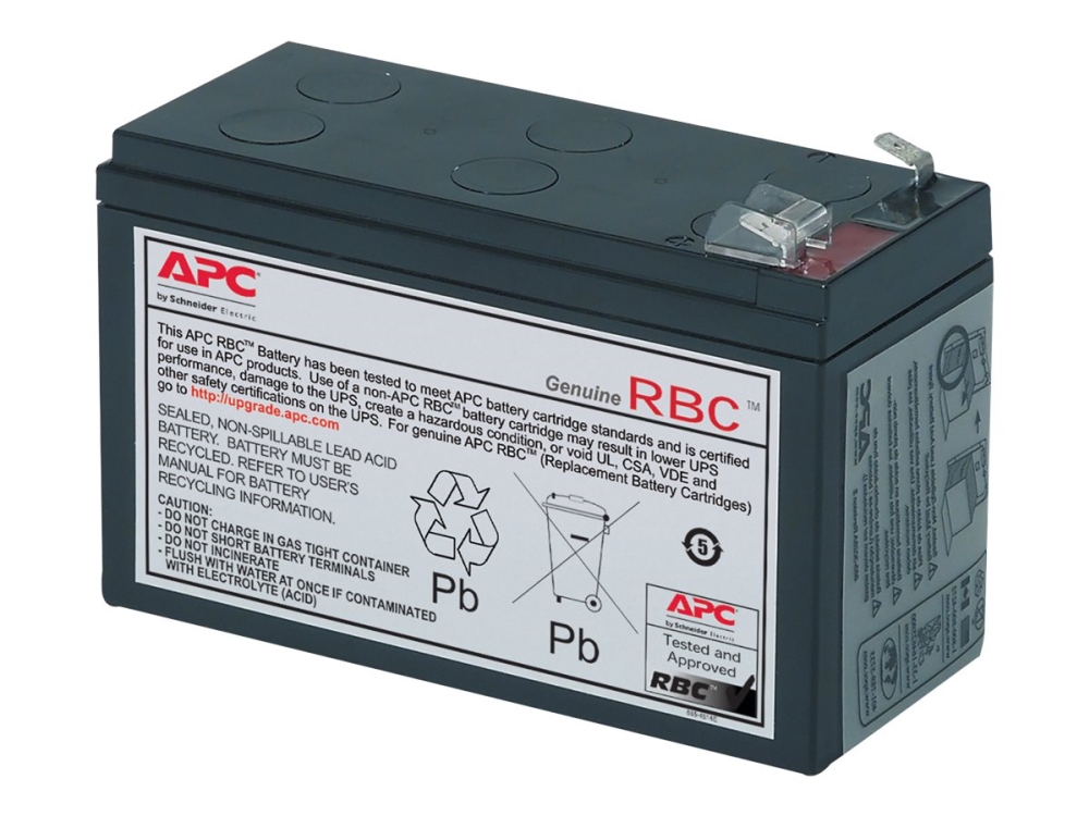 APC - UPS-batteri - Blysyre - 7 Ah - sort - for P/N: CP24U12NA3-F4, CP24U12NA3-F5, CP27U13AZ3-F, CP27U13NA3-G, CP27U13NA3-S, CP27U13SC3-F