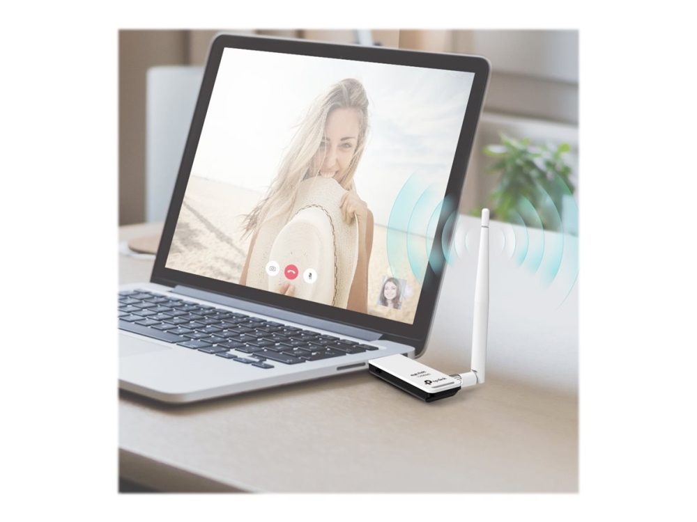 TP-LINK Netværksadapter USB 2.0 150Mbps Trådløs Trådløs Adapter - GEEKD.dk