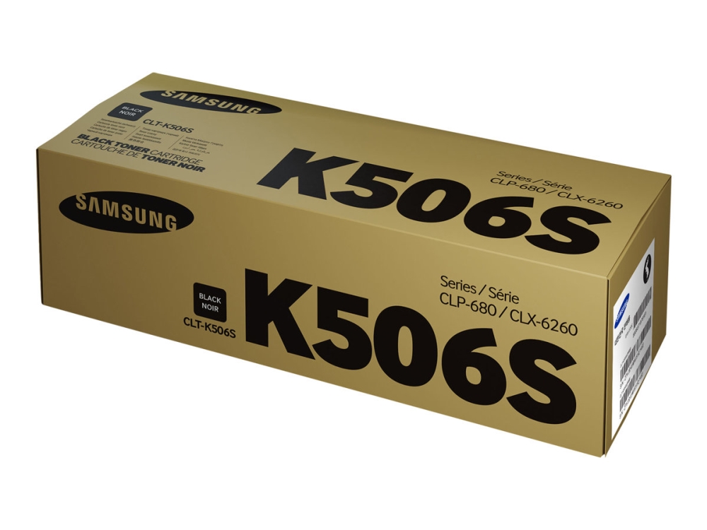 Samsung Clt-K506s - Sort - Original - Tonerpatron (Su180a) - For Samsung Clp-680Dw, Clp-680Nd, Clx-6260Fd, Clx-6260Fr, Clx-6260Fw, Clx-6260Nd